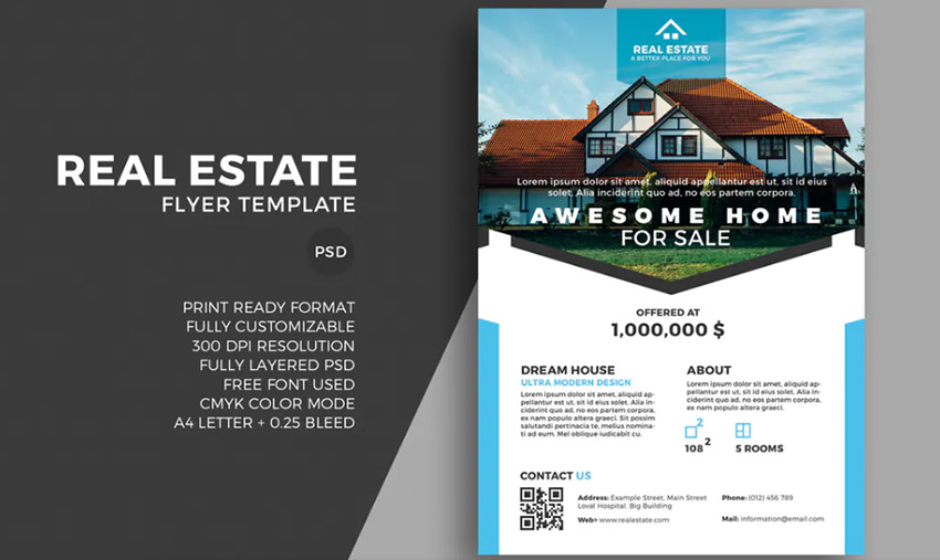 20 Best Free Real Estate Brochure Design Templates for 2021